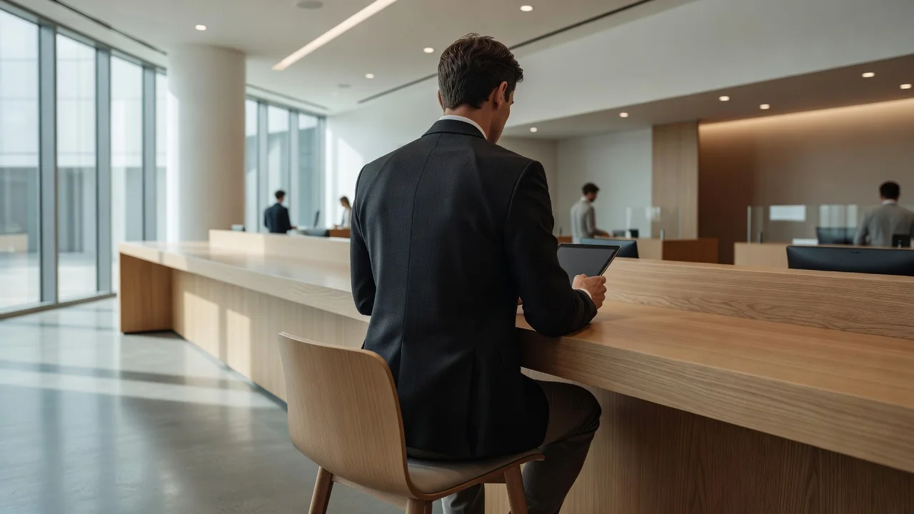 Digital onboarding at a bank